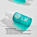 Hidratante facial em gel com ácido hialurônico (pele refrescante).
