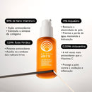 Sérum facial antioxidante 18% nano vitamina C + 3% esqualano.