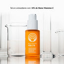 Sérum facial antioxidante 18% nano vitamina C + 3% esqualano.